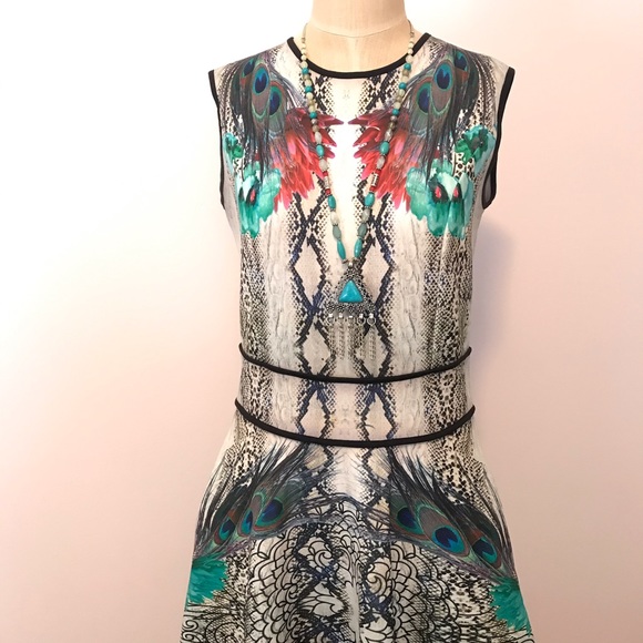 Dresses & Skirts - 🌿Mackenzie Mode birds and feathers dress🌿
